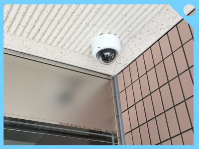 病院・福祉施設の防犯カメラ設置例2