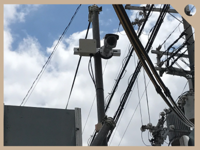 建設現場の防犯カメラ設置例2