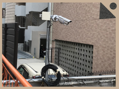 建設現場の防犯カメラ設置例3