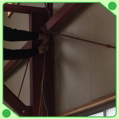 防犯カメラ屋内配線・その他の配線工事2