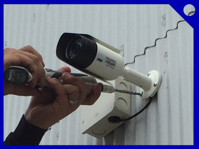 工場・倉庫の防犯カメラ設置例2