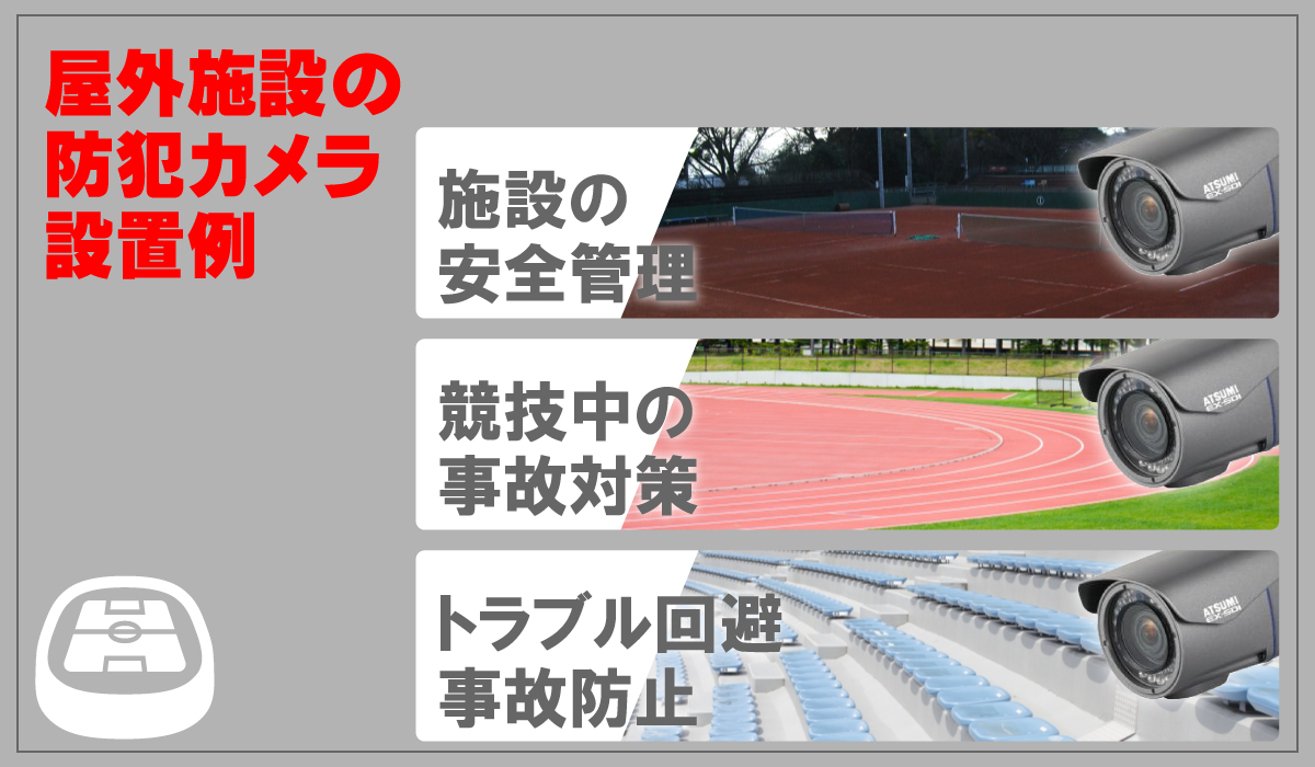 京都・滋賀防犯カメラセンター 屋外施設・競技施設の防犯カメラ2