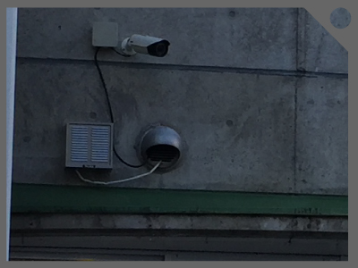 神社・お寺・宿泊施設・公共施設の防犯カメラ設置例3