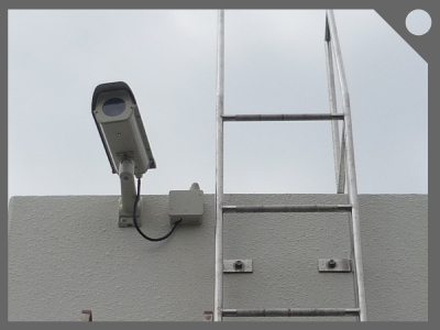 神社・お寺・宿泊施設・公共施設の防犯カメラ設置例1