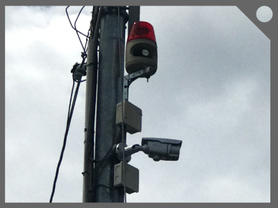 神社・お寺・宿泊施設・公共施設の防犯カメラ設置例2